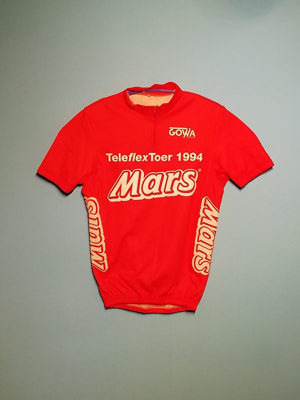 TOURNÉE TELEFLEX - MAILLOT ROUGE MARS - 1994 -