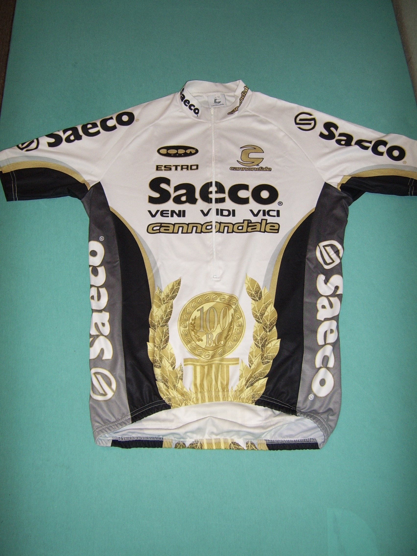 Maillot Cyclisme Cannondale SAECO – Taille L – Occasion