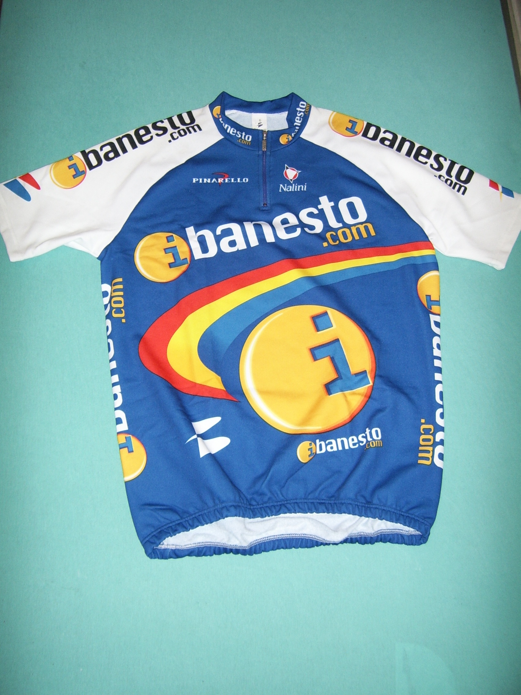 maglia ciclismo GIORDANA BANESTO CAMPAGNOLO TG L G815 bike