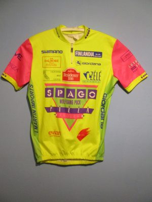 Wielershirt van Italiaanse wielerteam SPAGO 1990