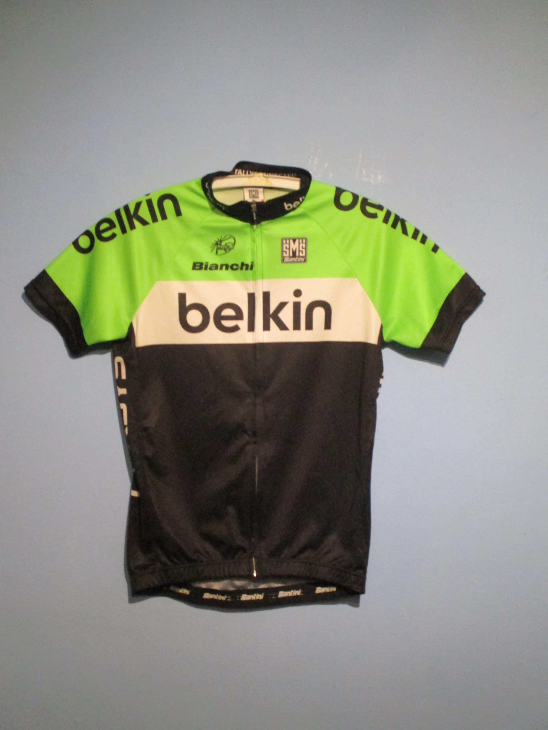 支給品　belkin ProCyclingTeam　サイクルジャージ　ベルキン BELKIN-BIANCHI 2014 - Ton Merckx サイクル ジャージ - サイクル